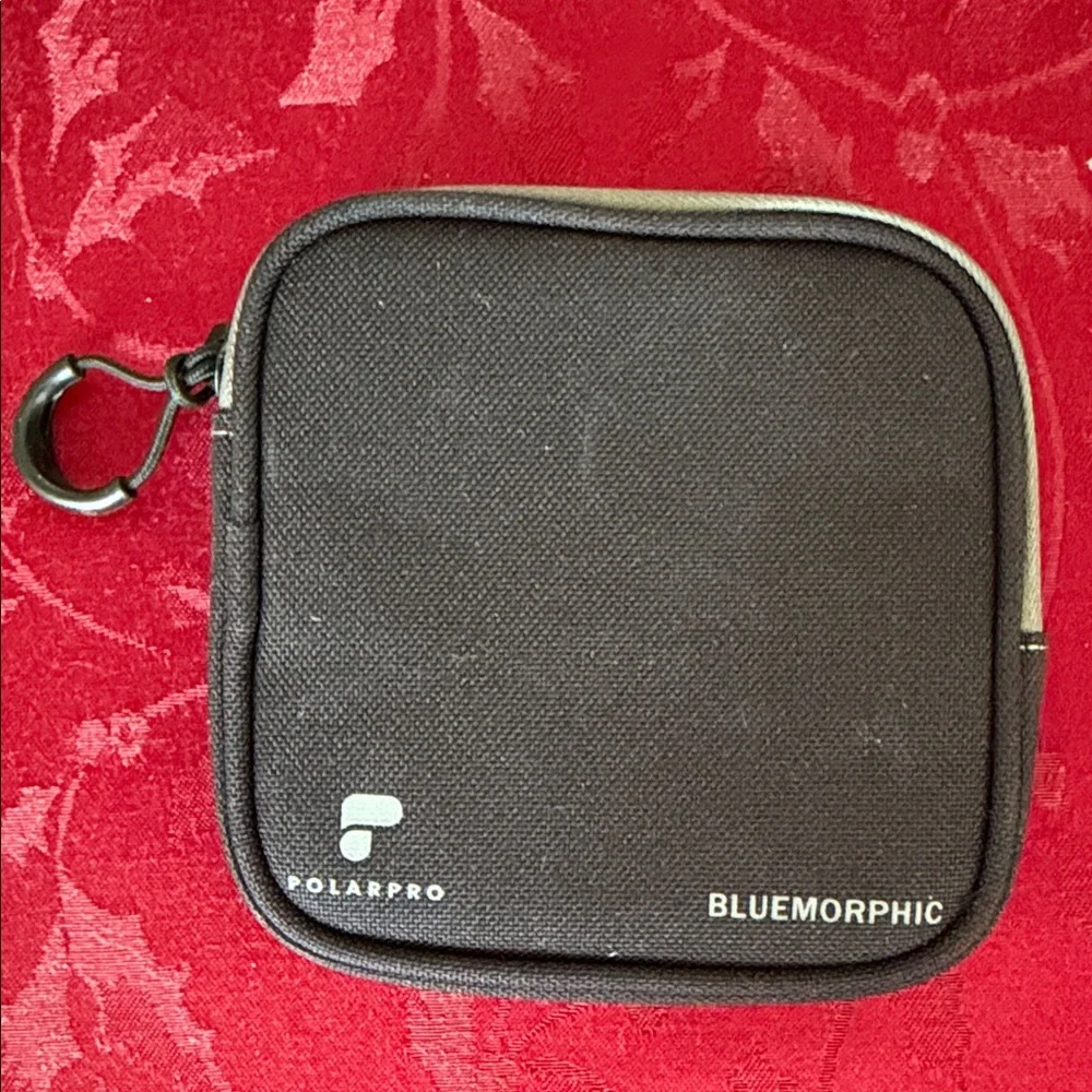 Black Camera Filter Case Set